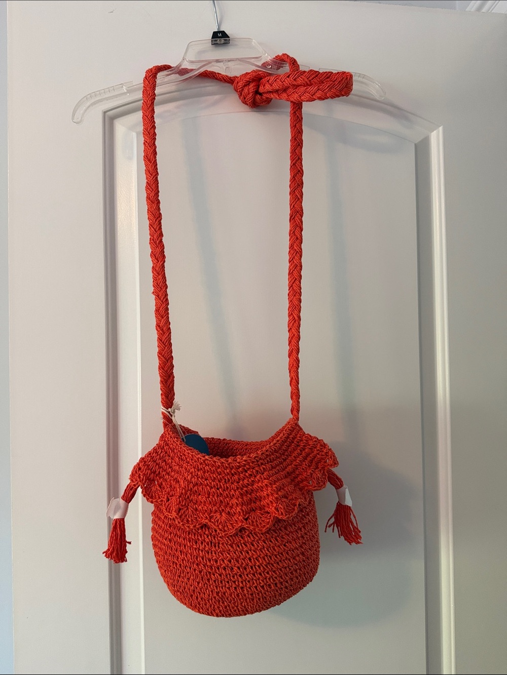 RHODE x Target Red Crochet Bucket Crossbody Bag